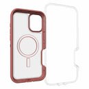 7796072 Defender XT Clear Pro Case iPhone 16 Plus Brick Red Clear