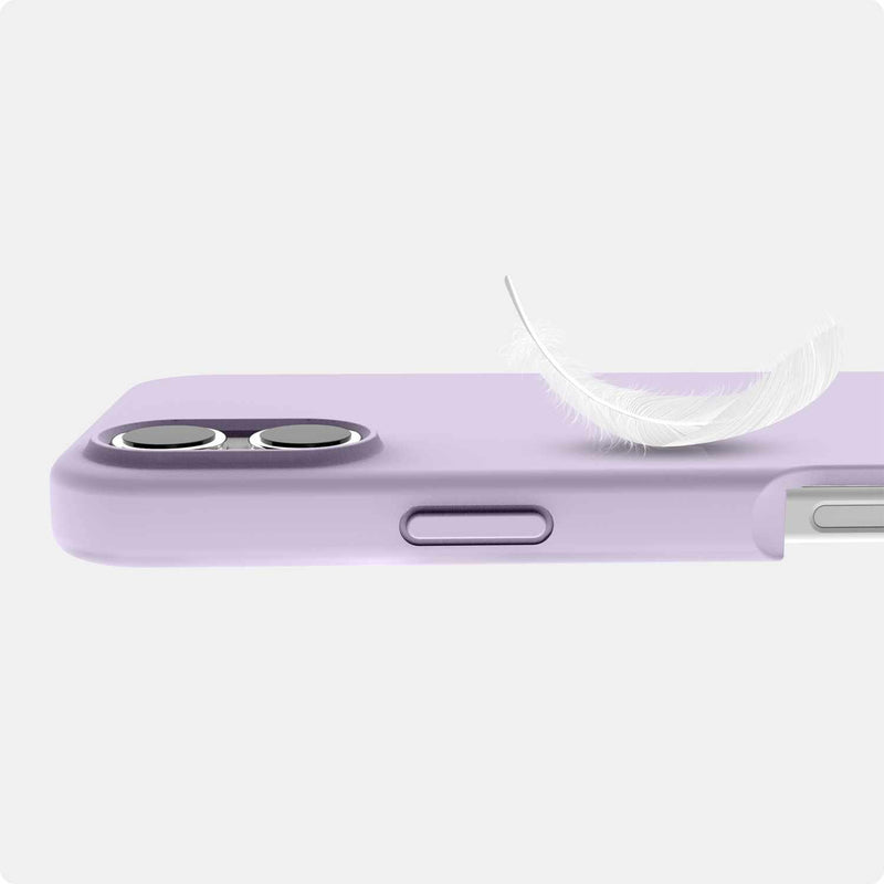 AP6NAVSIKLIPP Velvet MagSafe Case iPhone 16 Lavender