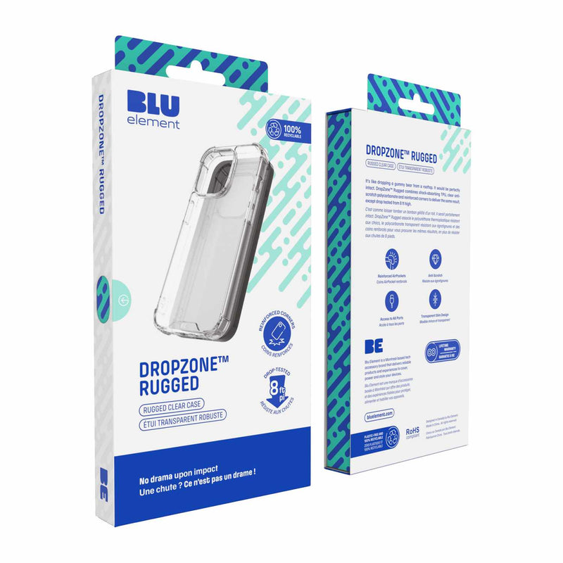 BEDZRMS162 Dropzone Rugged MagSafe Case iPhone 16 Plus Clear