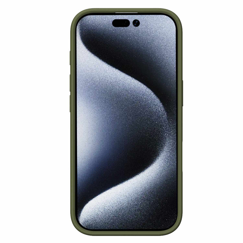 BESPIP161O3 Silicone MagSafe Case iPhone 16 Pro Olive