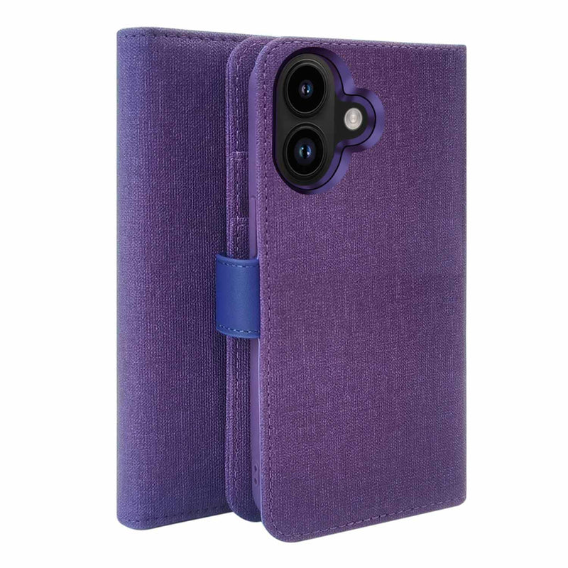 BEF2N116DP1 Folio 2-in-1 Case iPhone 16 Deep Purple