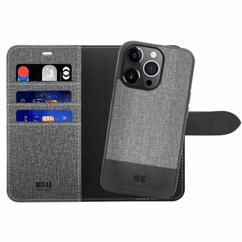 BEF2N116LG2 Folio 2-in-1 Case iPhone 16 Pro Max Grey