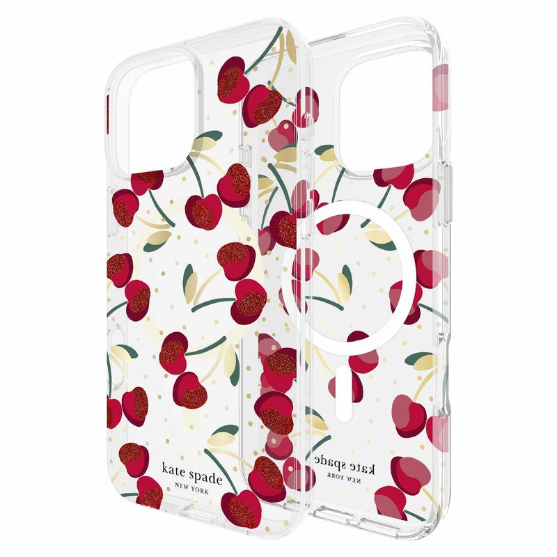KS054472 Protective Case w/MagSafe iPhone 16 Pro Max Cherry Dot