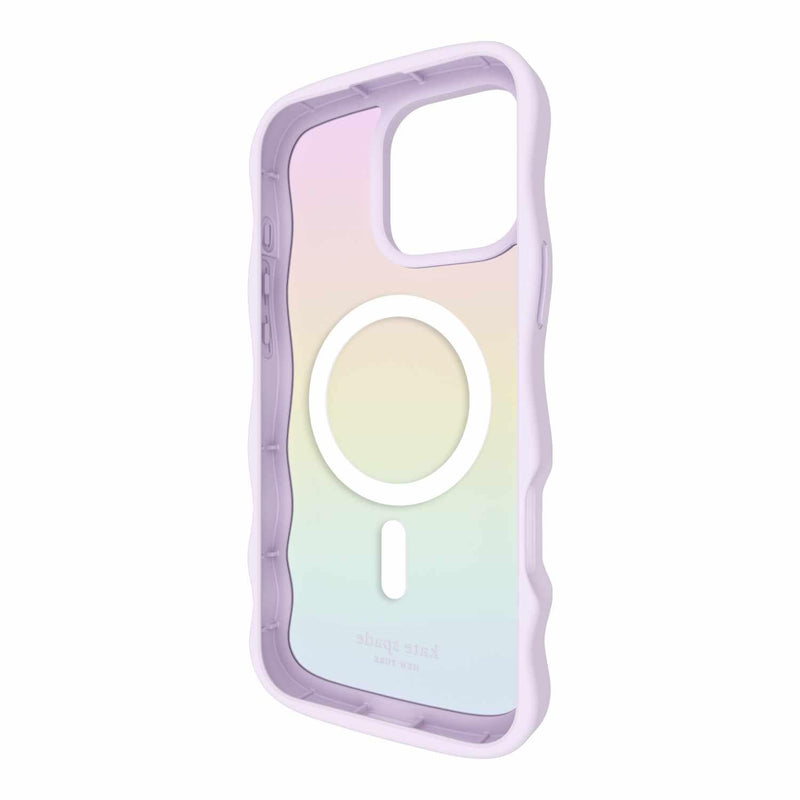 KS054476 Wavy Case w/MagSafe iPhone 16 Pro Max Opal Iridescent