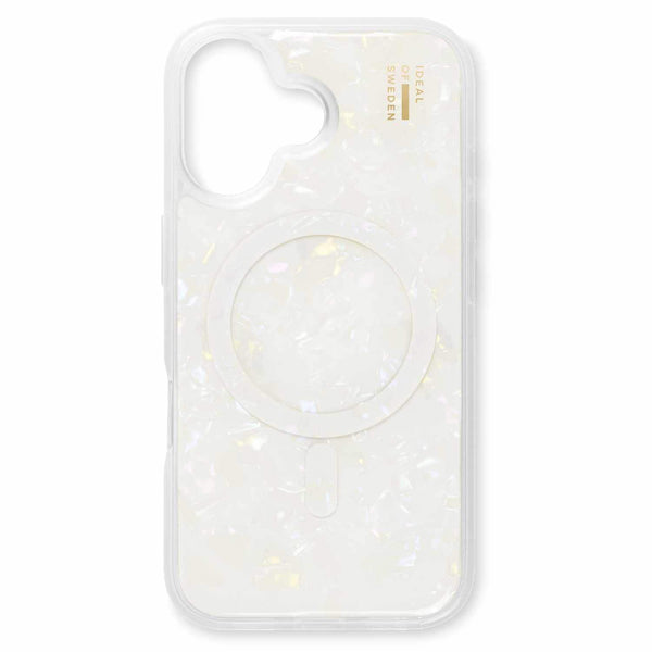 Ideal of Sweden Pearlized Case MagSafe White for iPhone 16