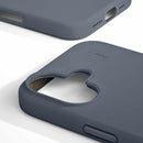 IDSICMSI2461411 Silicone Case MagSafe iPhone 16 Midnight Blue