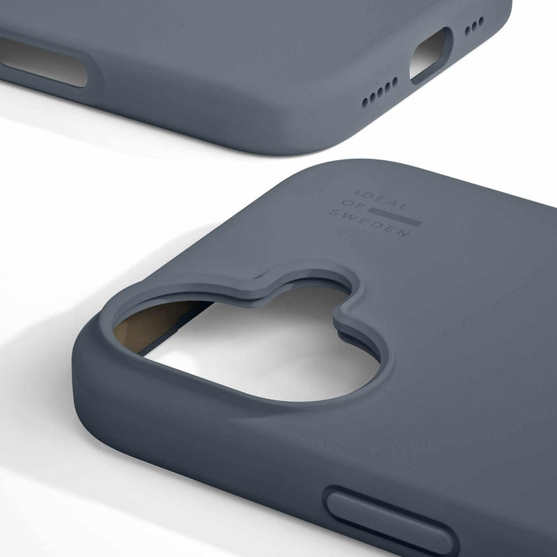 IDSICMSI2461411 Silicone Case MagSafe iPhone 16 Midnight Blue