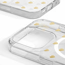 IDCLCMSI2467P506 Clear Case Mid MagSafe iPhone 16 Pro Max Golden Hearts