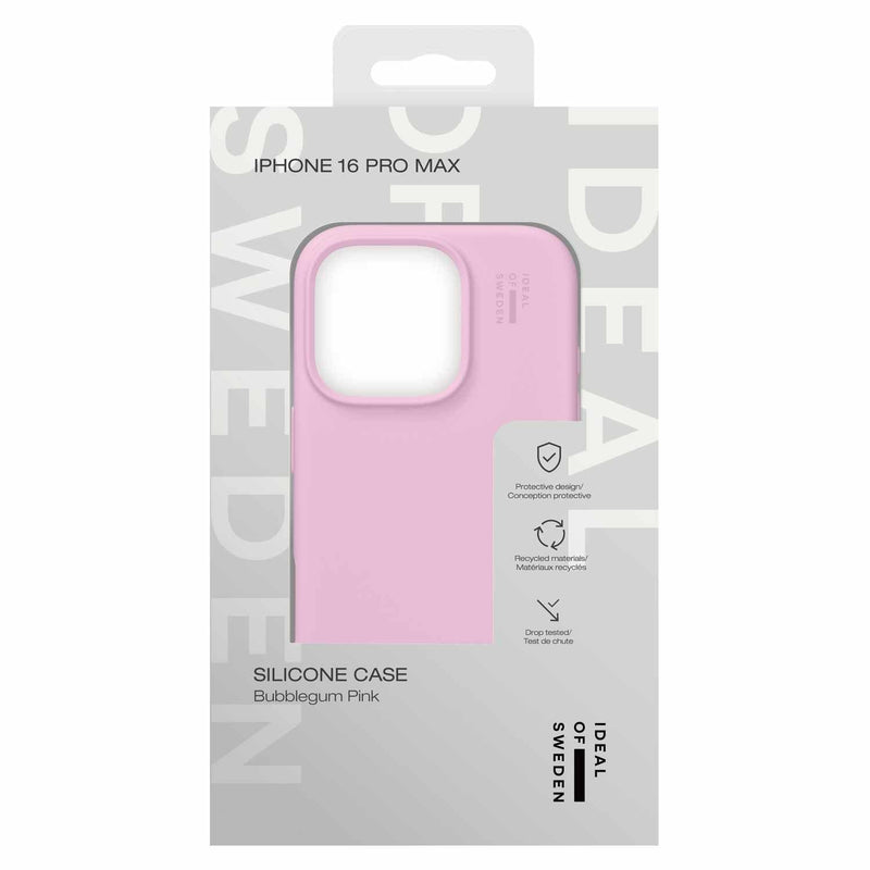 IDSICMSI2467P498 Silicone Case MagSafe iPhone 16 Pro Max Bubble Gum Pink