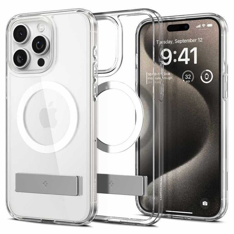 ACS06477 Slim Armor Essential S MagFit Case iPhone 15 Pro Crystal Clear