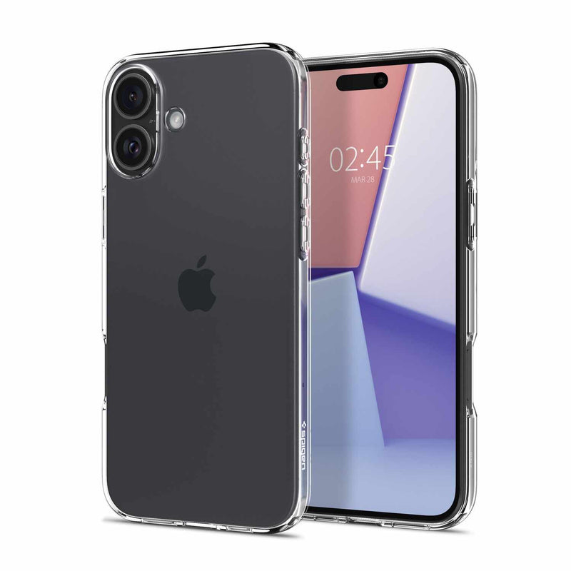 ACS08092 Crystal Flex Case iPhone 16 Plus Crystal Clear