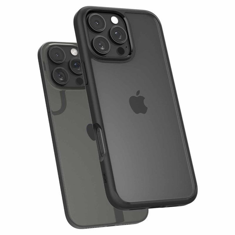 ACS08031 Crystal Hybrid Case iPhone 16 Pro Max Matte Black