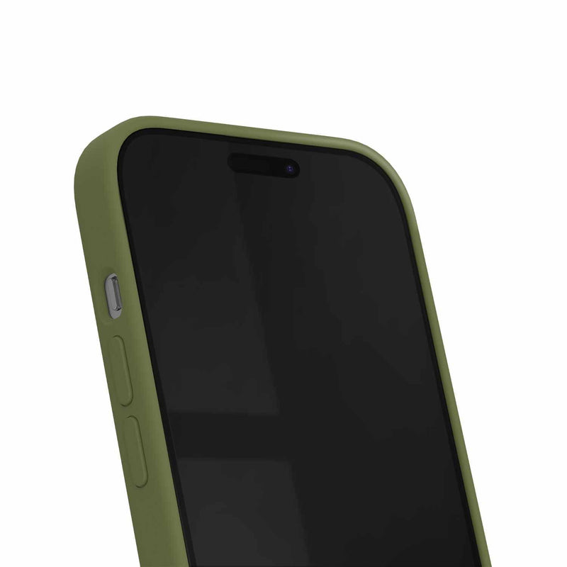 IDSICMSI2361450 Silicone Case MagSafe iPhone 15/14/13 Khaki