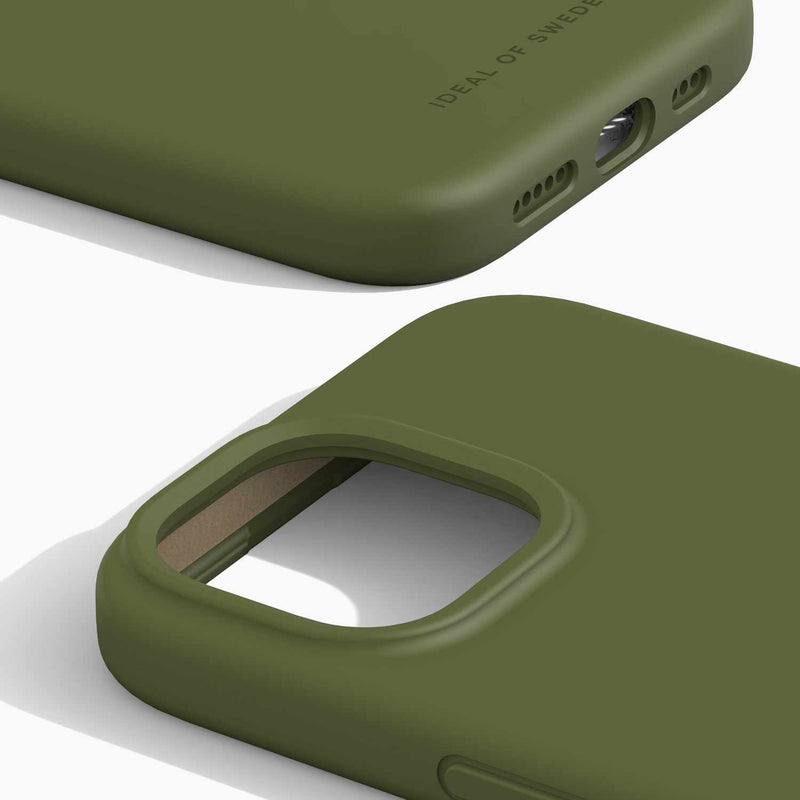 Ideal of Sweden Silicone Case MagSafe Khaki for iPhone 15/14/13