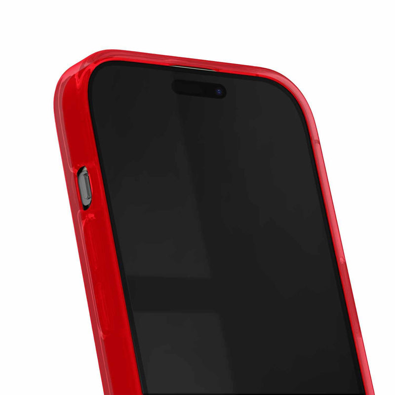 IDCLCMSI2361496 Clear Mid MagSafe Case iPhone 16e/15/14/13 Radiant Red