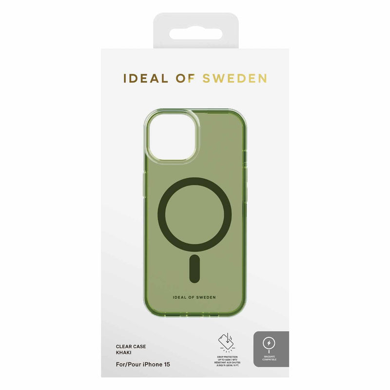 IDCLCMSI2361450 Clear MagSafe Entry Case iPhone 16e/15/14/13 Khaki