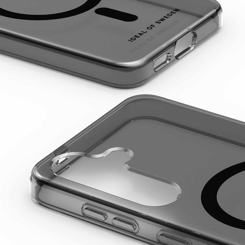Ideal of Sweden Clear Case Entry MagSafe Tinted Black for Samsung Galaxy S24