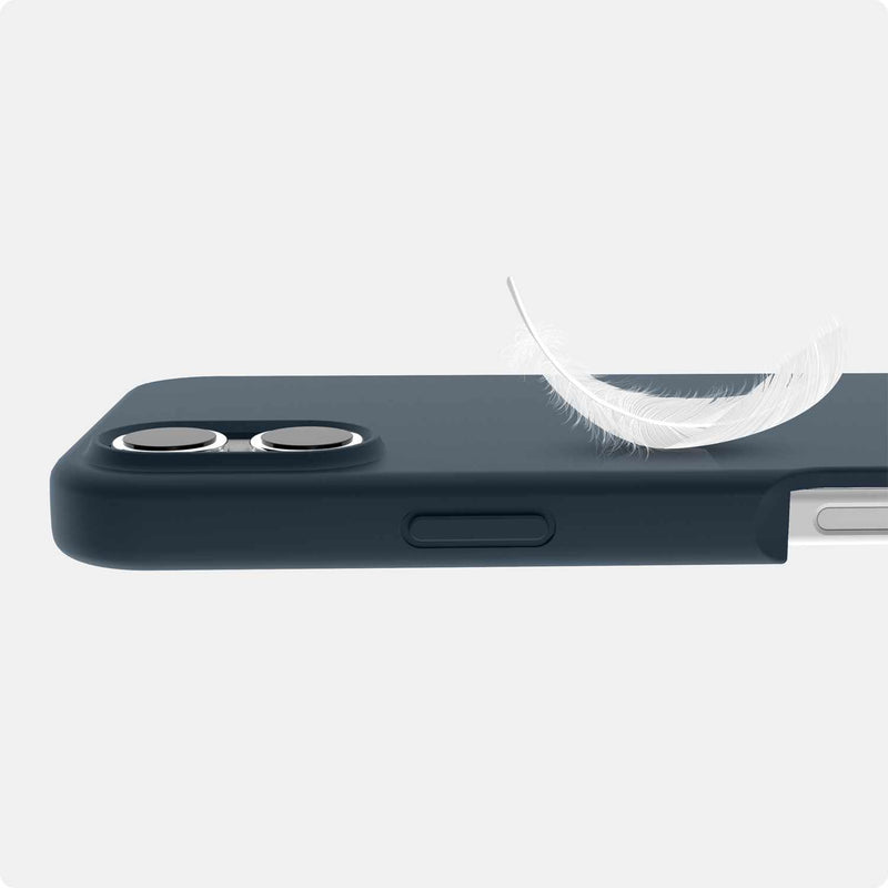 AP6NAVSIKNAVY Velvet MagSafe Case iPhone 16 Navy