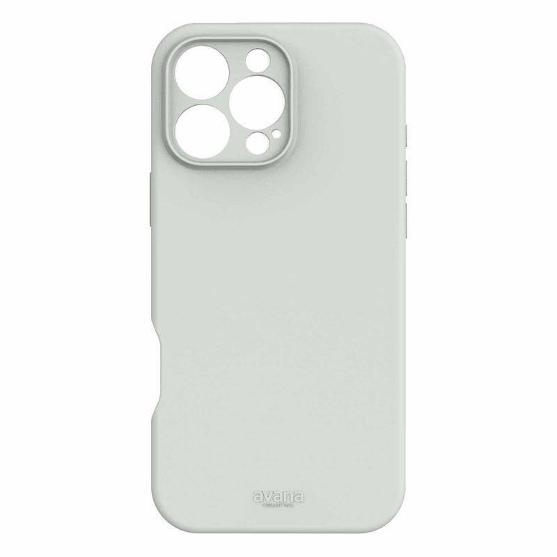 AP6XAVSIKPETE Velvet MagSafe Case iPhone 16 Pro Pewter