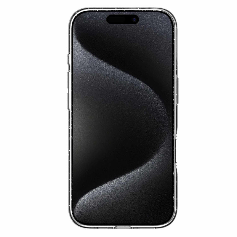 Blu Element Gel Skin Case Clear Glitter for iPhone 16 Pro Max