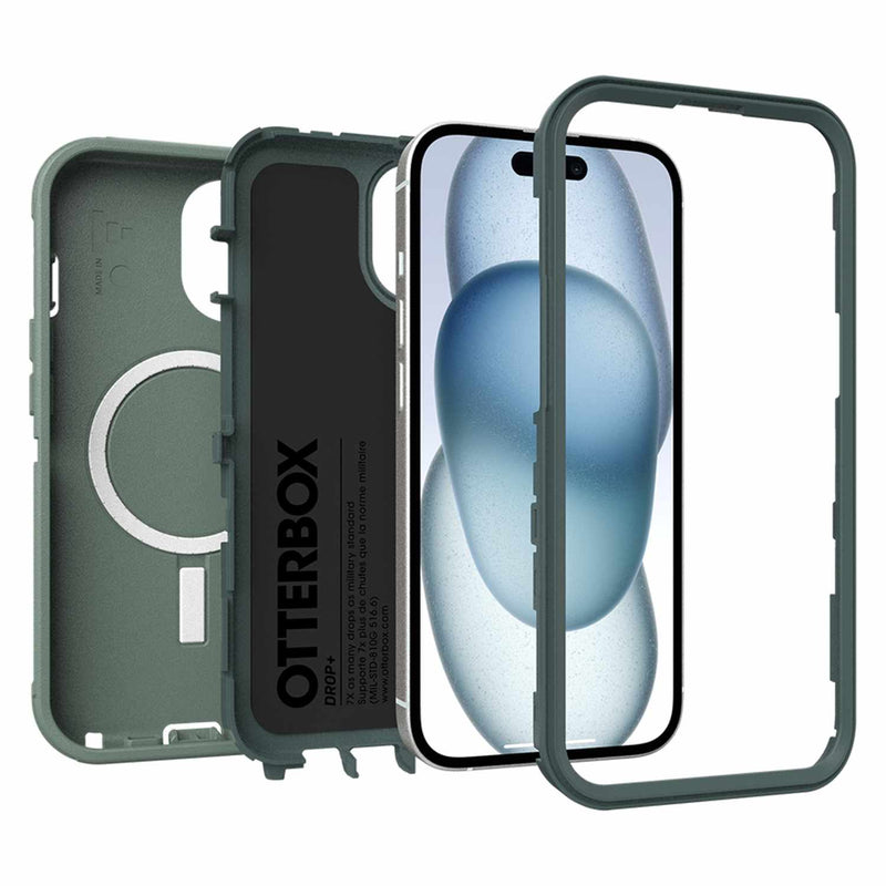 7797330 Defender Pro MagSafe Case iPhone 16e/15/14/13 Forest Ranger