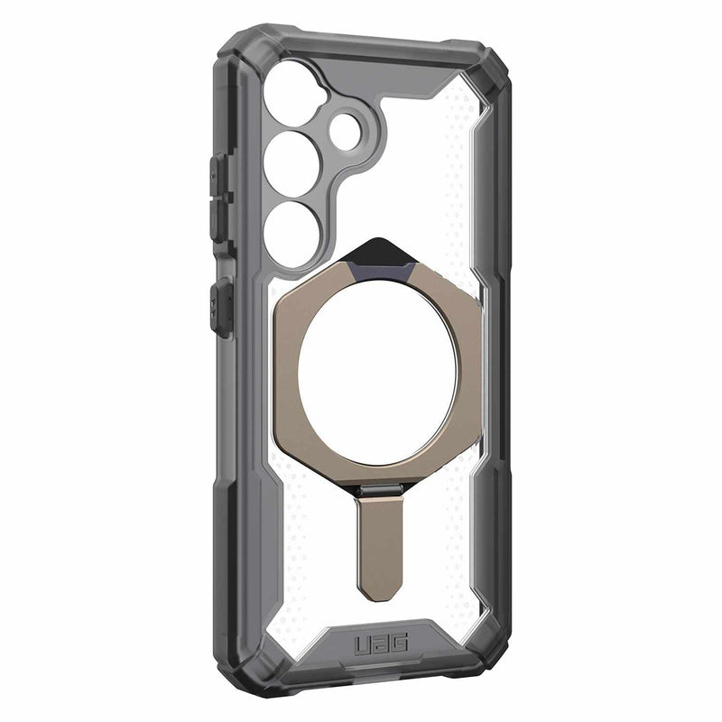 UAG Plasma XTE Rugged Kickstand Case w/Magnet Ash/Titanium for Samsung Galaxy S25