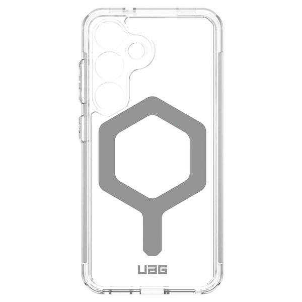 214488114333 Plyo Clear Case w/Magnet Galaxy S25 Ice/Silver