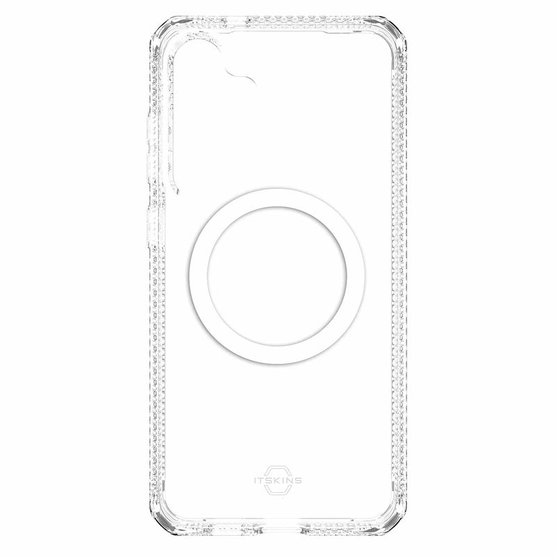 ITSKINS Hybrid_R Clear Case Compatible w/Magnets for Samsung Galaxy S25