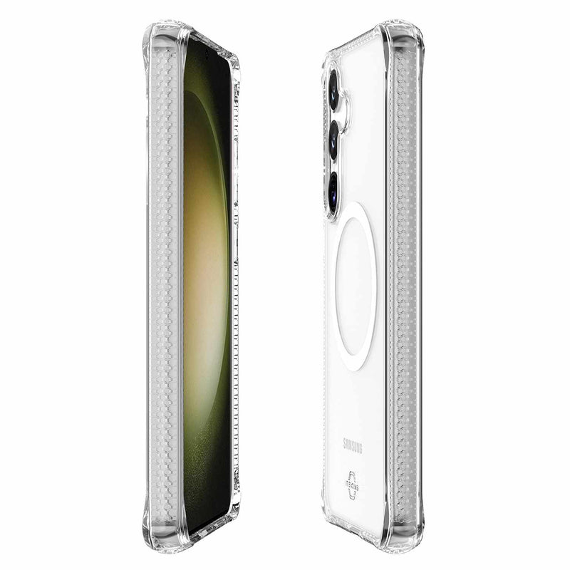 SGZRHMACRTRSP Hybrid_R Clear Case Compatible w/Magnets Galaxy S25 Transparent