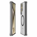 ITSKINS Hybrid_R Vapor Case Smoke w/Magnets for Samsung Galaxy S25 Ultra