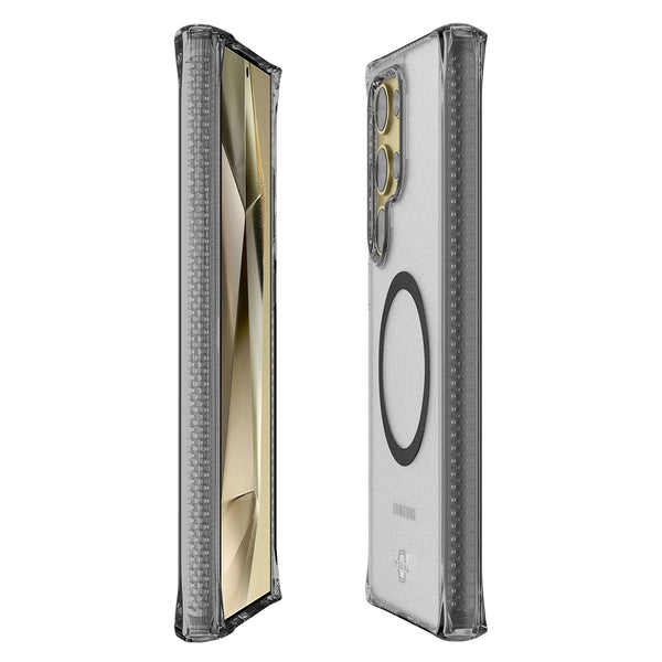 SGZUHBVARSMOK Hybrid_R Vapor Case w/Magnets Galaxy S25 Ultra Smoke