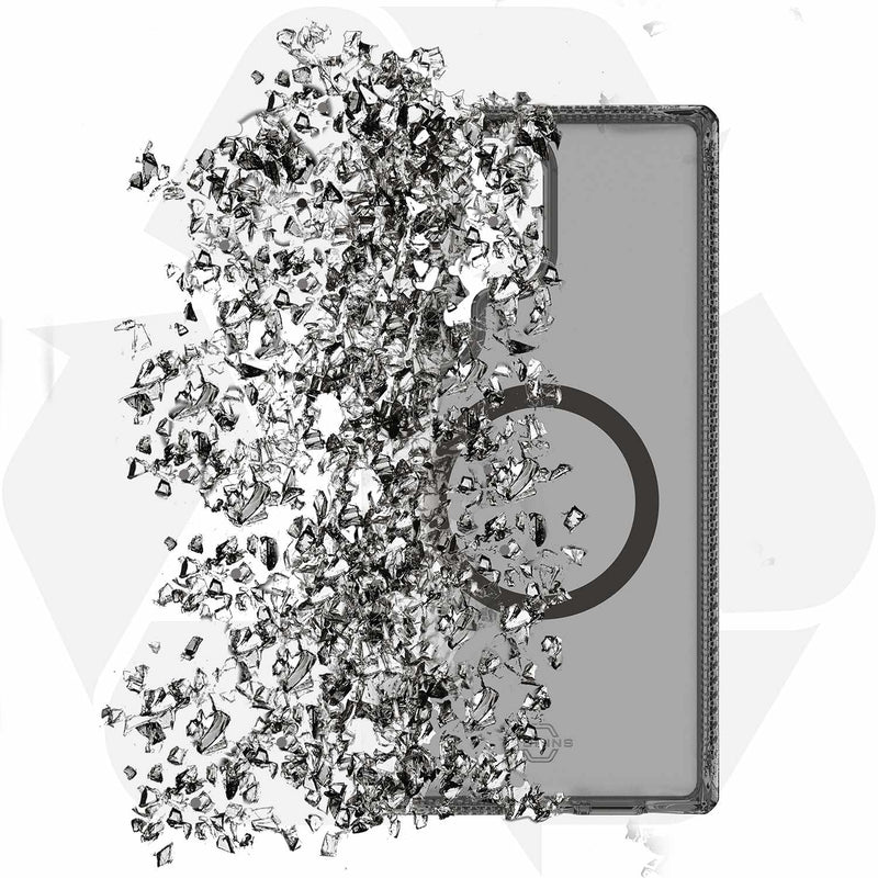SGZUHBVARSMOK Hybrid_R Vapor Case w/Magnets Galaxy S25 Ultra Smoke