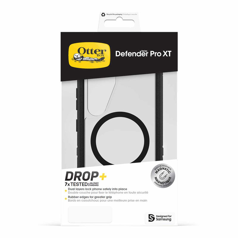 7797637 Defender Pro XT Clear w/Magnets Galaxy S25 Dark Side