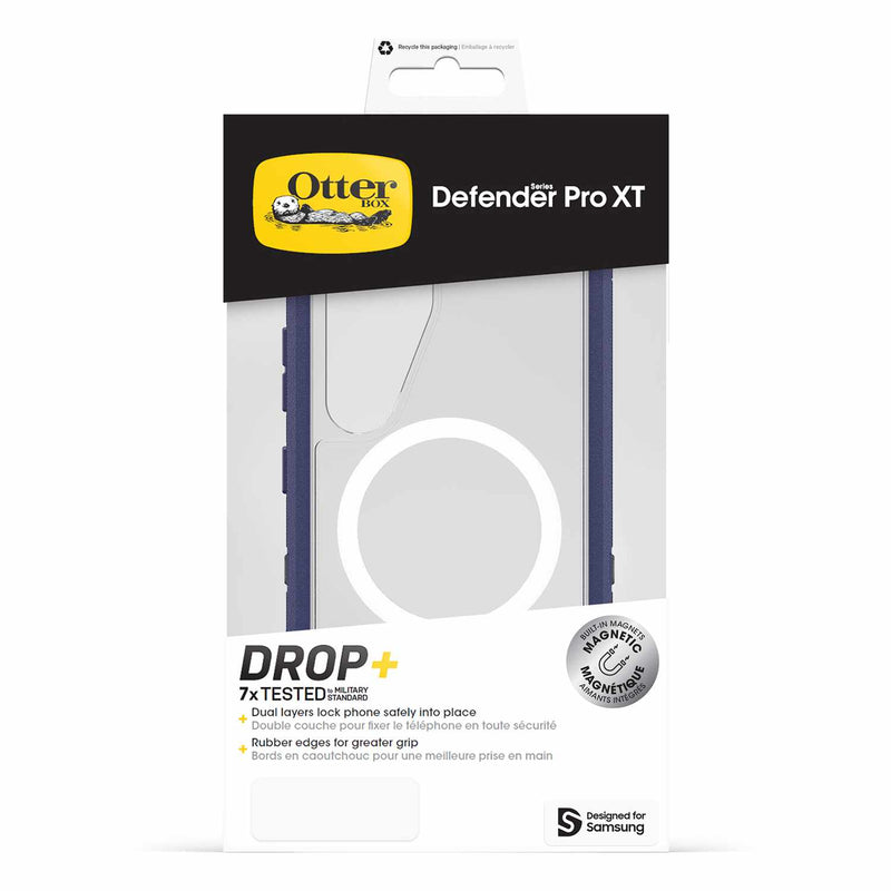 7797638 Defender Pro XT Clear w/Magnets Galaxy S25 Violet Thunder