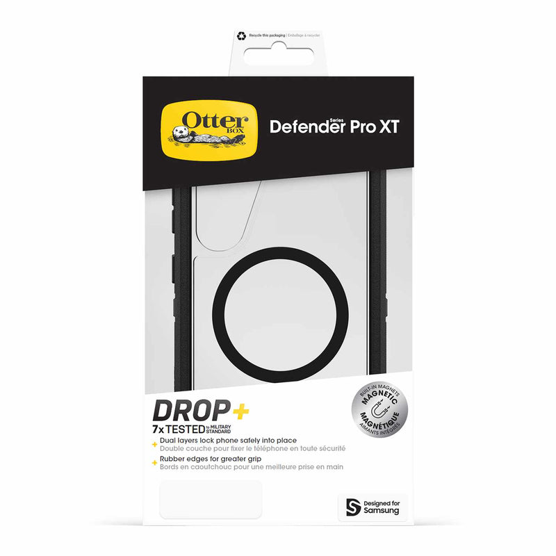 7797639 Defender Pro XT Clear w/Magnets Galaxy S25+ Dark Side