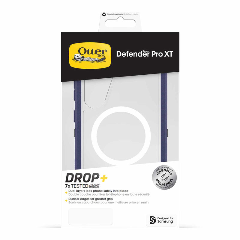 7797640 Defender Pro XT Clear w/Magnets Galaxy S25+ Violet Thunder