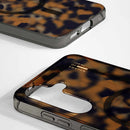 IDCLCMSS25518 Clear Case Mid Compatible w/MagSafe Galaxy S25/S24 Tortoise