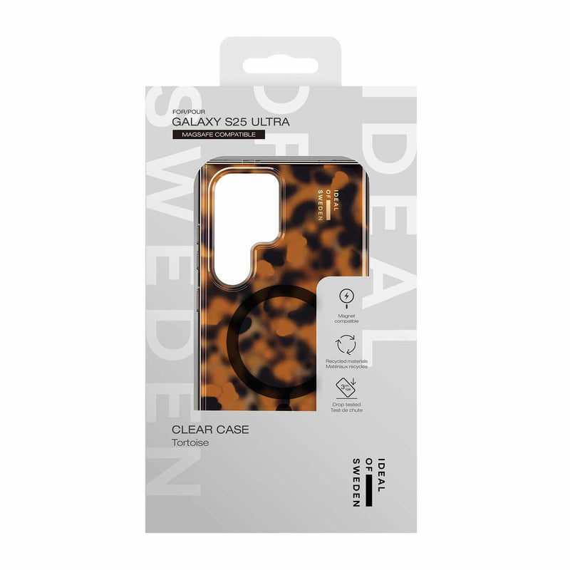 IDCLCMSS25U518 Clear Mid Case w/Magnets Galaxy S25 Ultra Tortoise