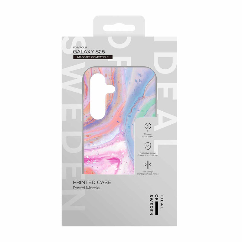 IDFCMSS25511 Protective MagSafe Case Galaxy S25/S24 Pastel Marble