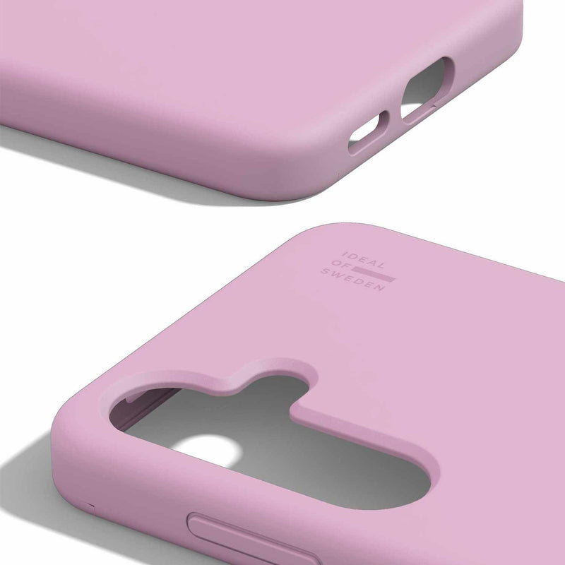IDSICMSS25498 Silicone Case Compatible w/MagSafe Galaxy S25/S24 Bubblegum Pink