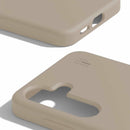 IDSICMSS25P128 Silicone Case Compatible w/MagSafe Galaxy S25+/S24+ Beige