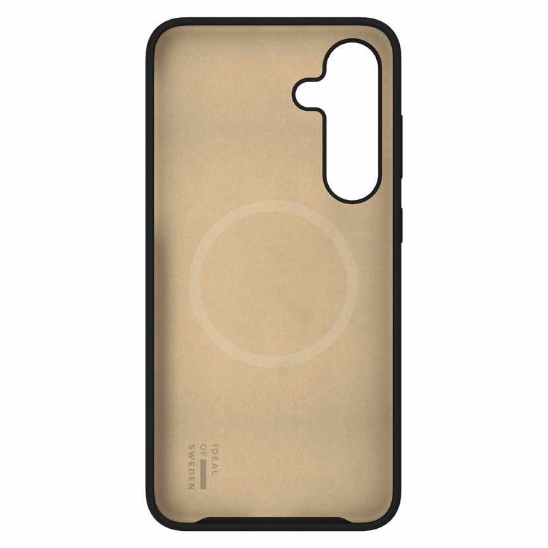 IDSICMSS25P01 Silicone Case Compatible w/MagSafe Galaxy S25+/S24+ Black