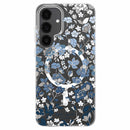 KS055950 Protective MagSafe Case Galaxy S25+ Flowerbed Blue with Gems