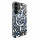 KS055950 Protective MagSafe Case Galaxy S25+ Flowerbed Blue with Gems