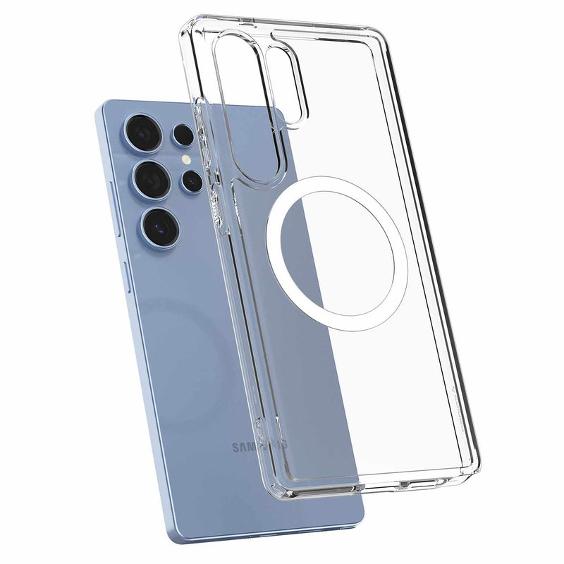 ACS08911 Crystal Hybrid Magfit Case Galaxy S25 Ultra White