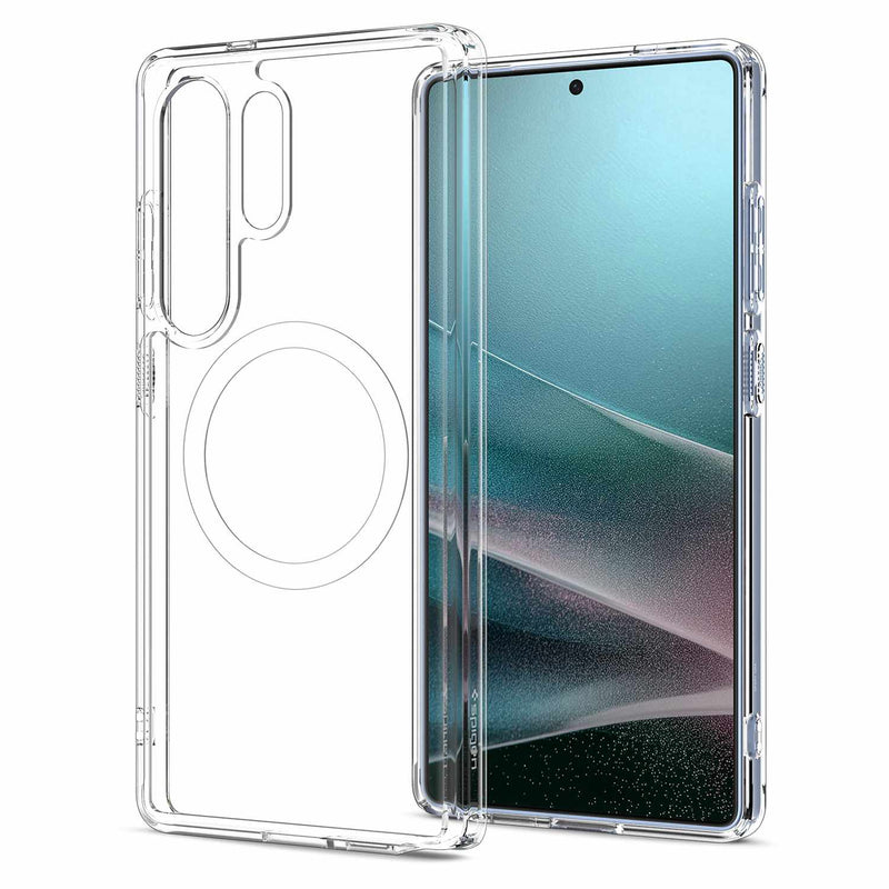 ACS08911 Crystal Hybrid Magfit Case Galaxy S25 Ultra White
