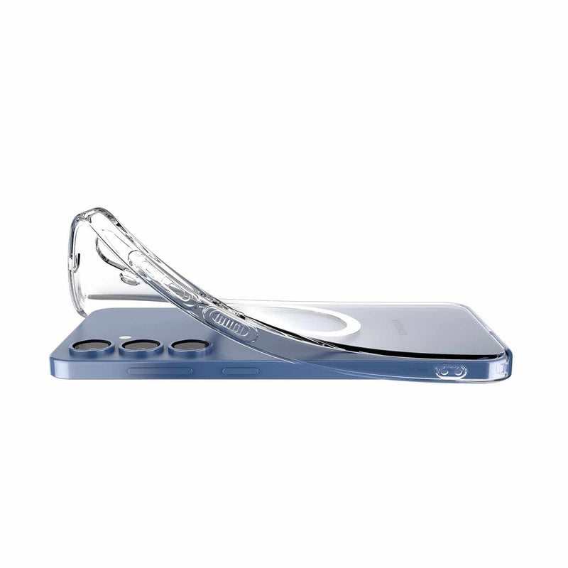 ACS08923 Crystal Flex Magfit Case Galaxy S25 Crystal Clear
