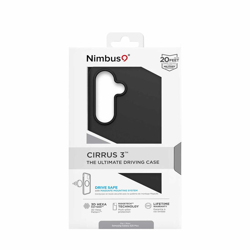 N9C3MSSAMGS25PBLK Cirrus 3 Magsafe Case Galaxy S25+/S24+ Black