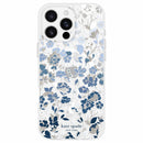KS054464 Protective Hardshell Case w/MagSafe iPhone 16 Pro Max Flowerbed Blue with Gems