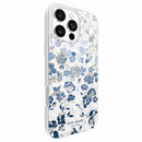 KS054464 Protective Hardshell Case w/MagSafe iPhone 16 Pro Max Flowerbed Blue with Gems